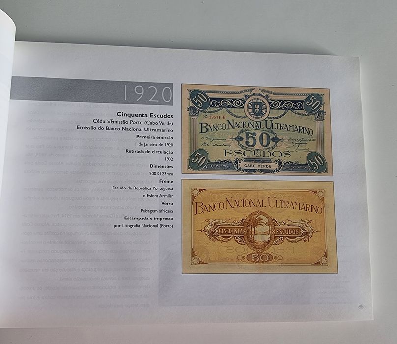 Livro "Memória do Escudo" - Notas e Moedas Portuguesas do Séc XX