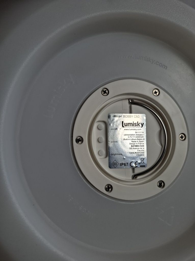 Kula / lampa ogrodowa Lumisky Bobby C60 ze zmianą koloru