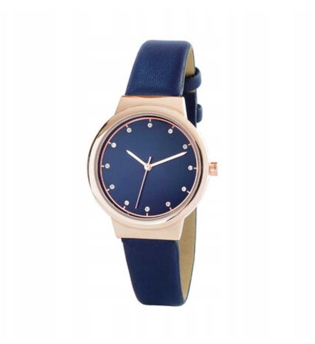 Zegarek Damski ozdobiony kryształami Swarovski na rękę klasyczny