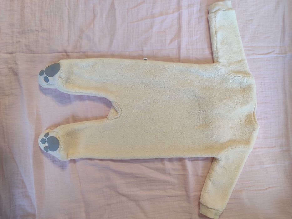 Теплий ромпер чоловічок комбінезон Next, 0-3 місяців 62 розмір