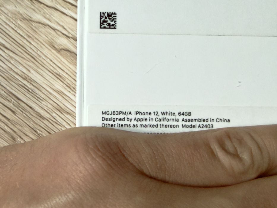 Telefon Apple iPhone 12 Biały 64GB