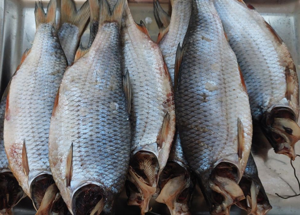 Тарань с икрой ,таранка,лящ