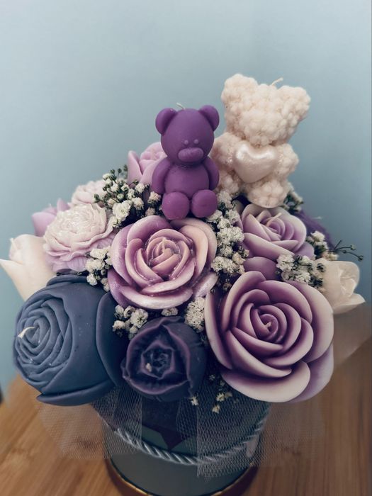 Box ze swiec sojowych