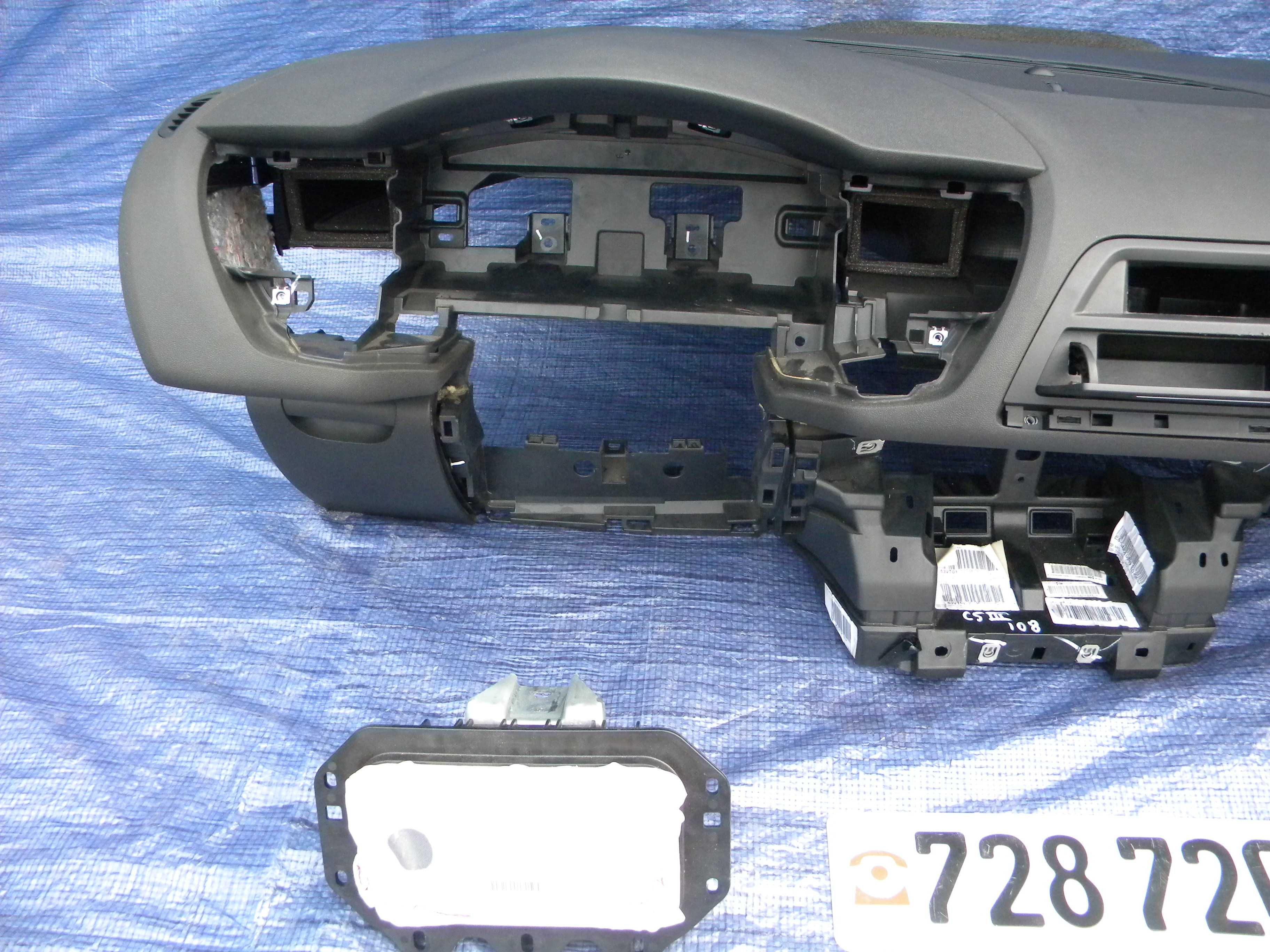 CITROEN C5 III X7 2008 KONSOLA DESKA AIRBAG Oryginał Opolskie Części