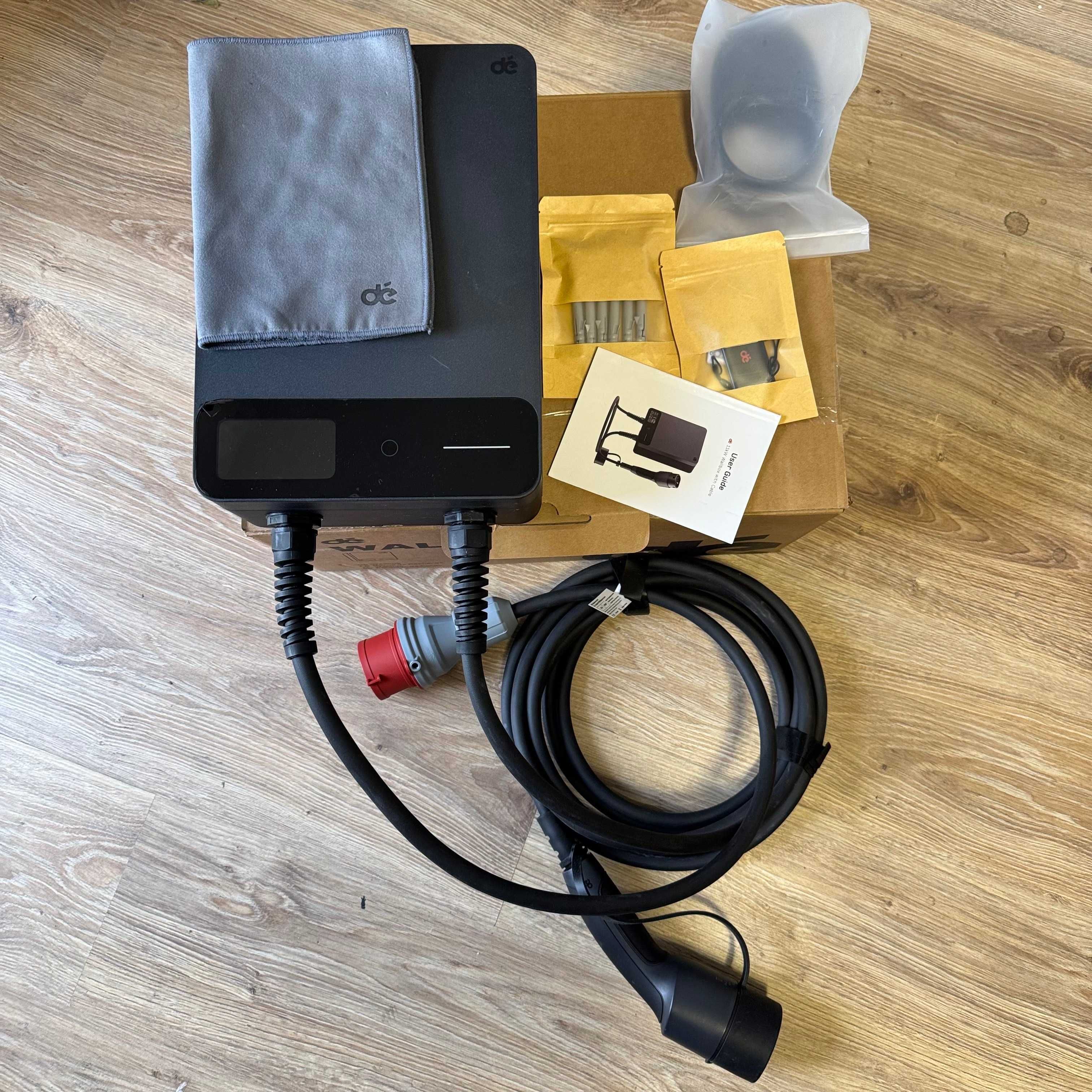 dé Wallbox typ 2 11 kW z aplikacją i RFID, 6-16 A, 3-fazowa EV 400V 5m