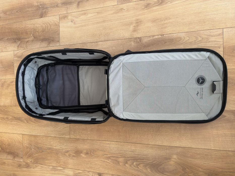 (Zestaw) Peak Design Travel Backpack 45L+Camera Cube V2 Large+Rain Fly