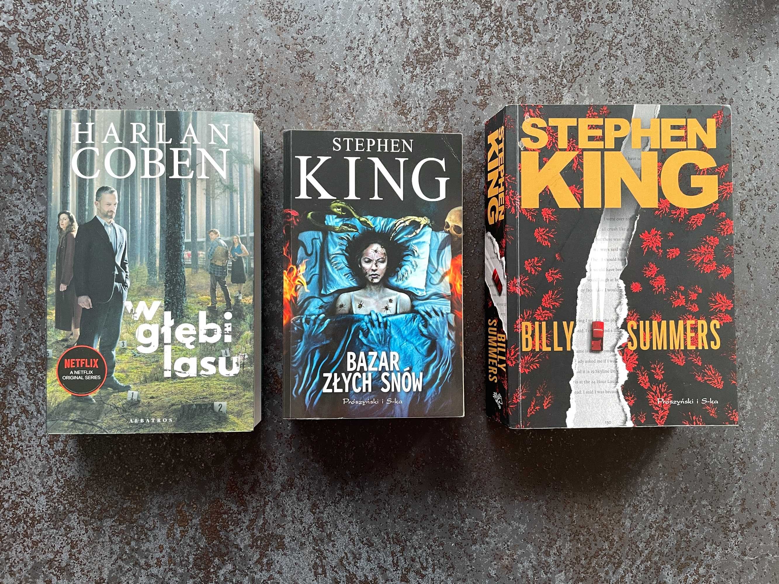 Zestaw książek Stephen King i Harlan Coben