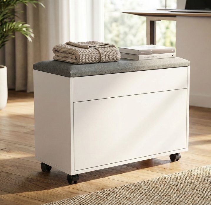 Pufa szafka ze schowkiem