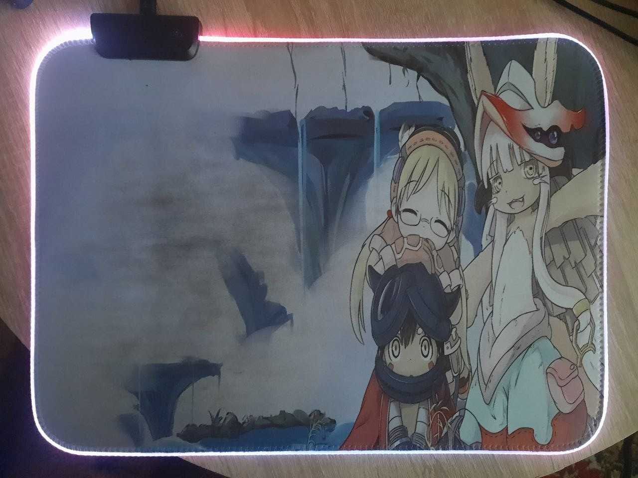Made in Abyss Коврик для миші с RGB підсвіткою