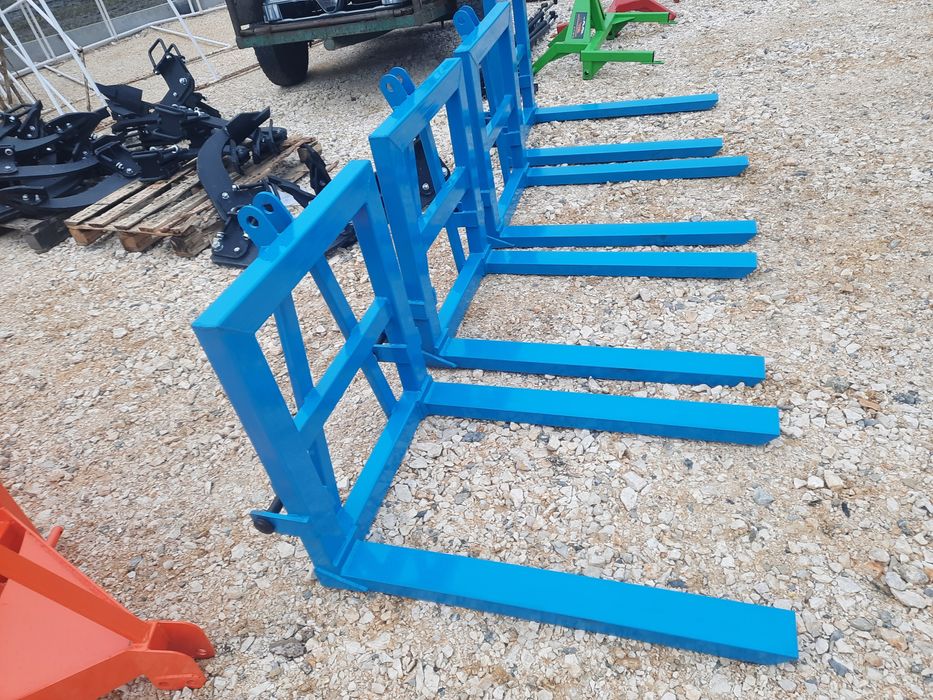 Widły do palet paleciak na tył ciągnika solidny wzmocniony DOSTAWA
