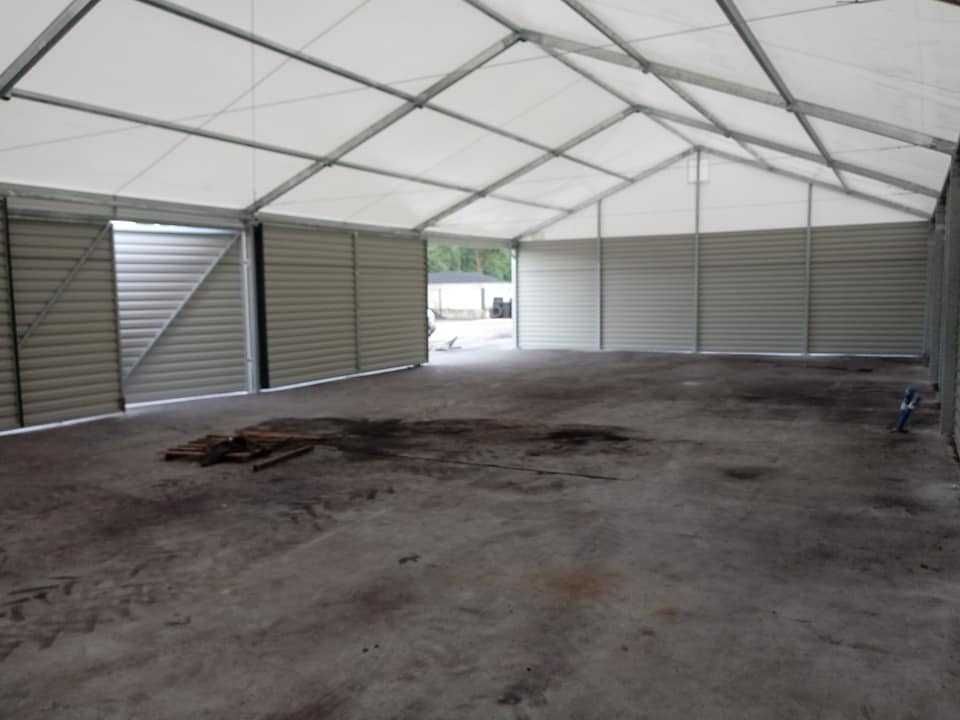 Hala namiotowa, Hala magazynowa, Hala przemysłowa magazyn 10x15x3m