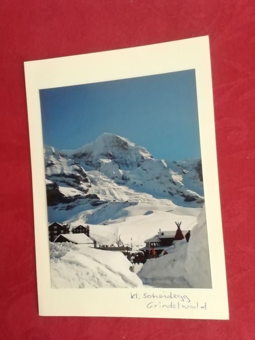 Postal com foto de Grindelwald, Suiça
