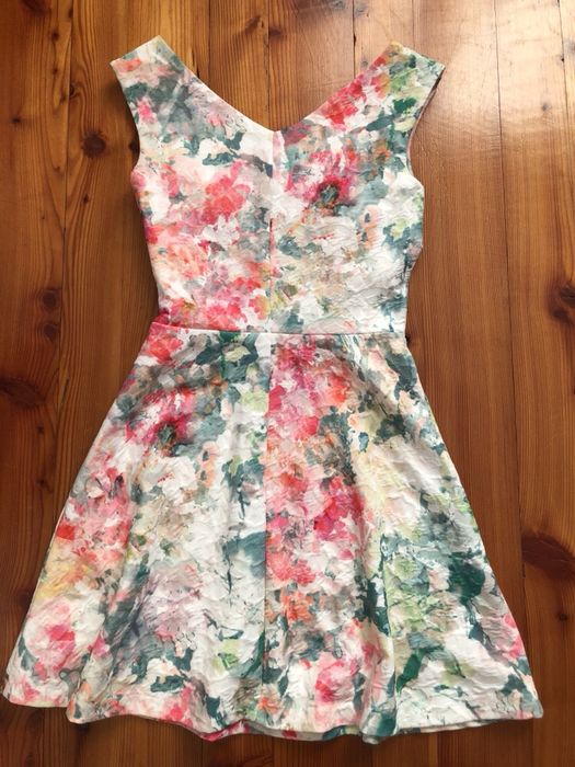 Sukienka Reserved mini kolorowa r.36/S wesele