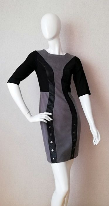 Sukienka z wybiegu 34 36 XS S ołówkowa pokaz mody