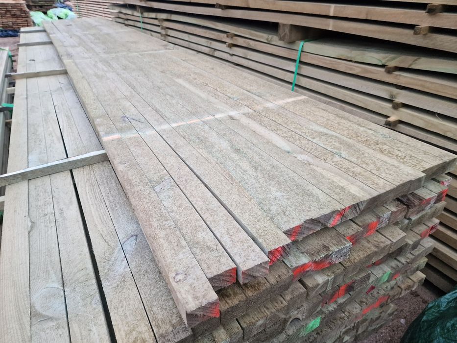 Łaty dachowe 5x4 Impregnowane kantówki