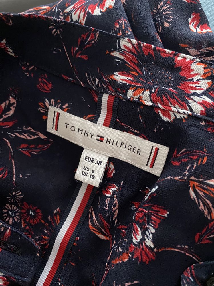 Koszula bluzka Tommy Hilfiger w kwiaty 38