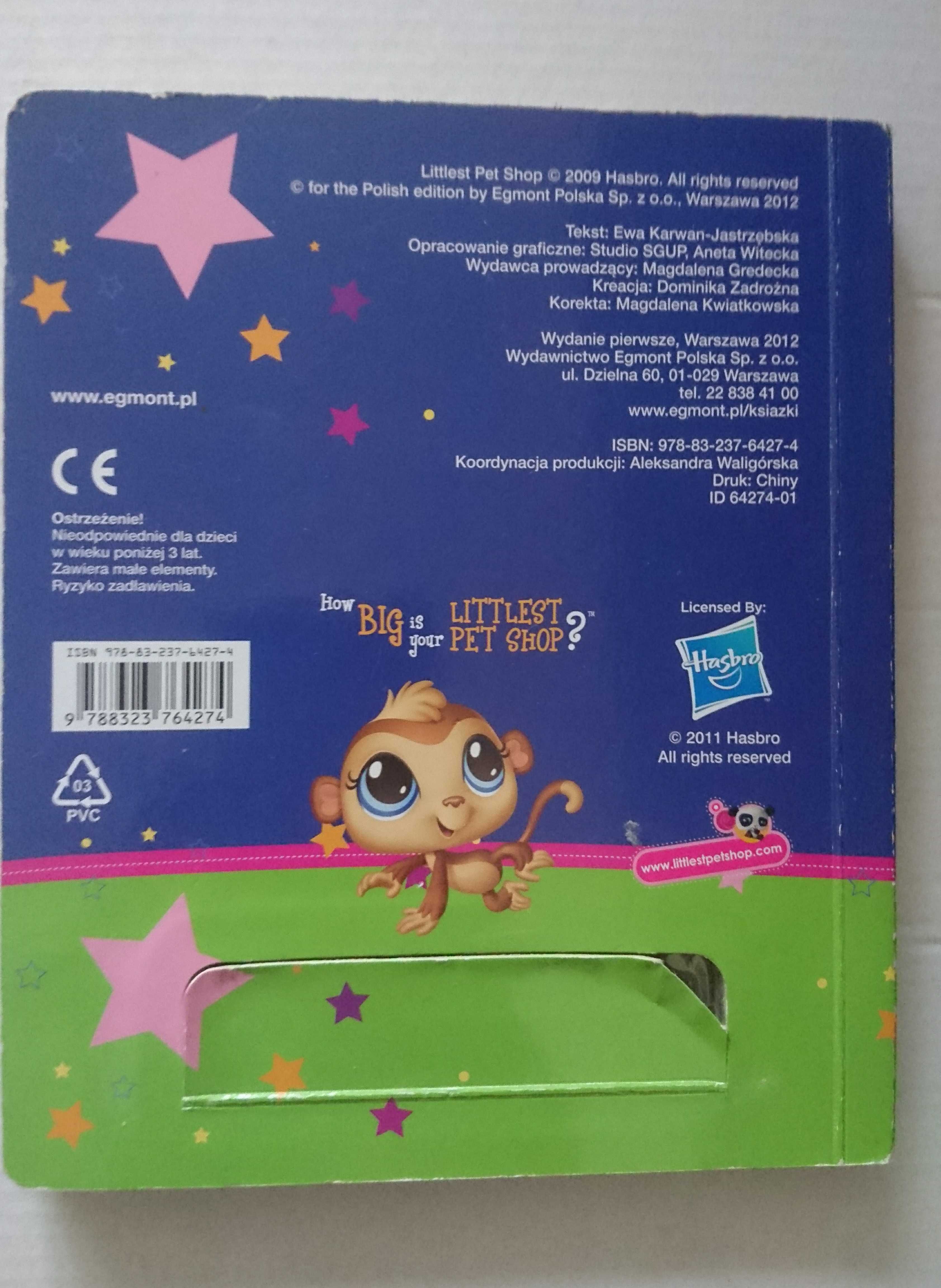 Książka Littlest Pet Shop z kredą do rysowania malowania