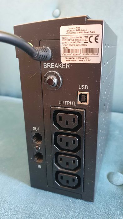 Zasilacz awaryjny UPS Ever Duo II