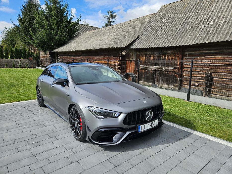 Mercedes-Benz CLA Mercedes AMG CLA 45s Salon Polska Niski Przebieg Jak Nowy Fv23%