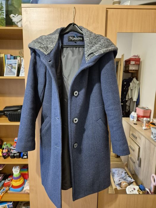 Płaszcz zimowy, wełniany