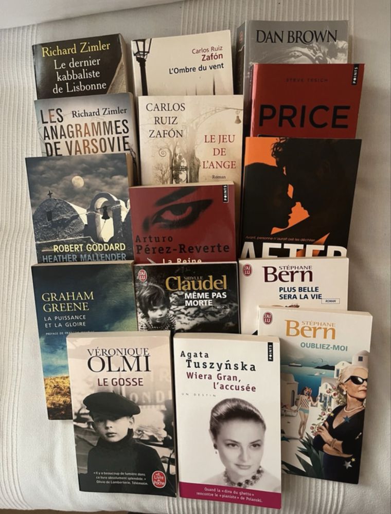 Lote 15 livres de Poche