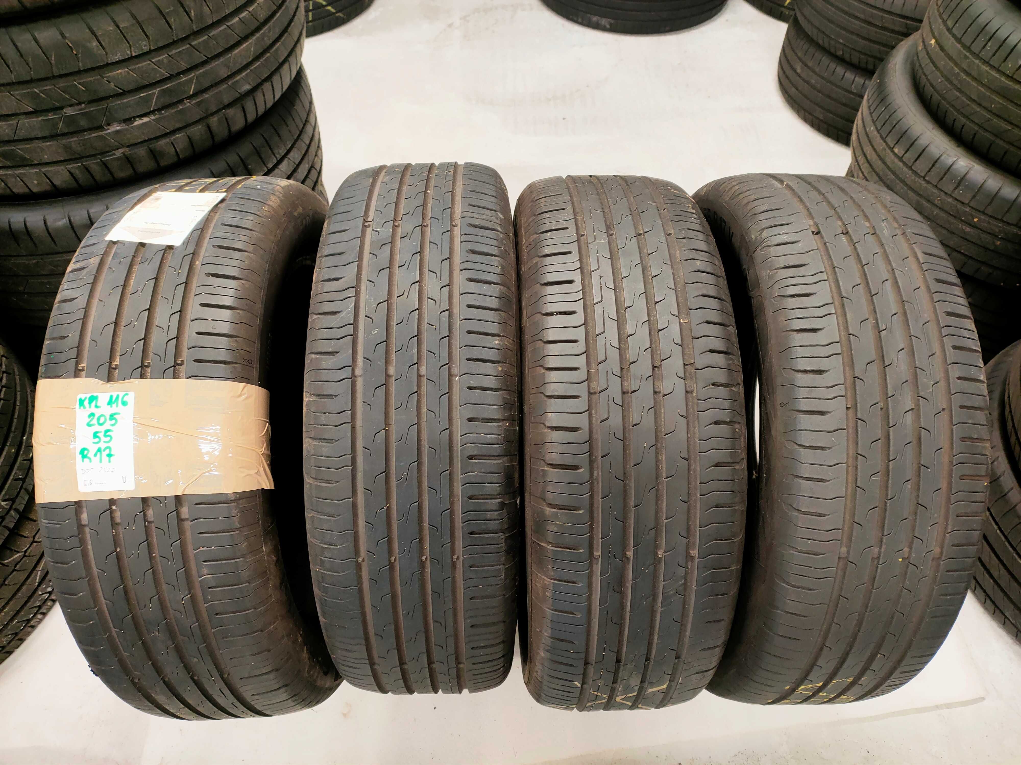 Opony letnie Continental EcoContact 6 205/55/17V 91V KPL 116