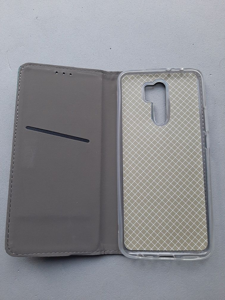 Etui zamykane Xiaomi Redmi 9 ciemnozielone