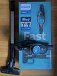 Philips SpeedPro Aqua 3‑w‑1 + mop + wieszak – stan jak nowy!