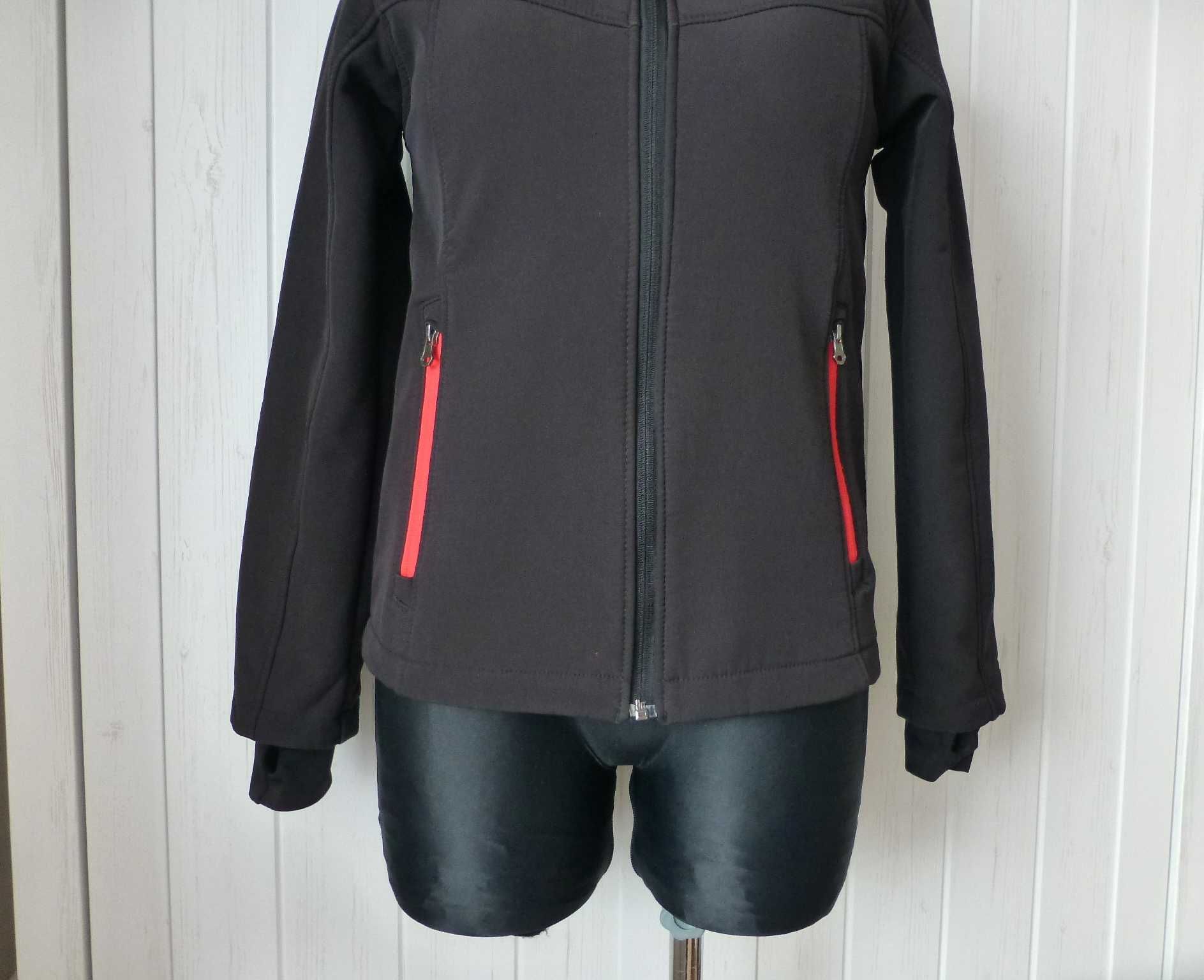 H&M Sport damski softshell kurtka polarowa z kapturem  XS S