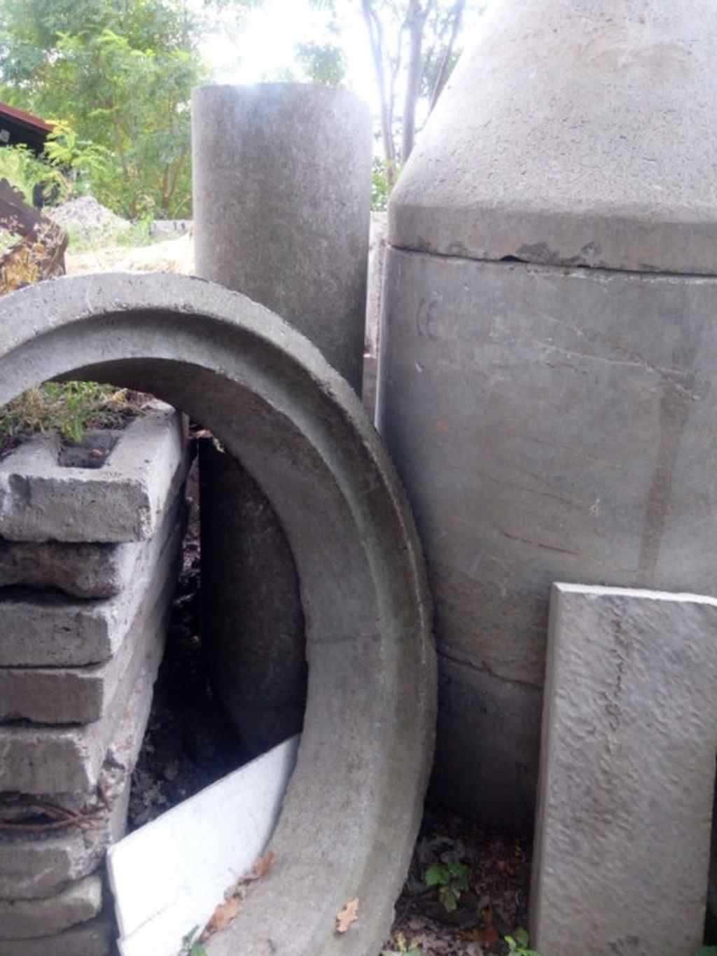Kręgi betonowe studnia drogowa dekiel 100, przepust 40cm transport
