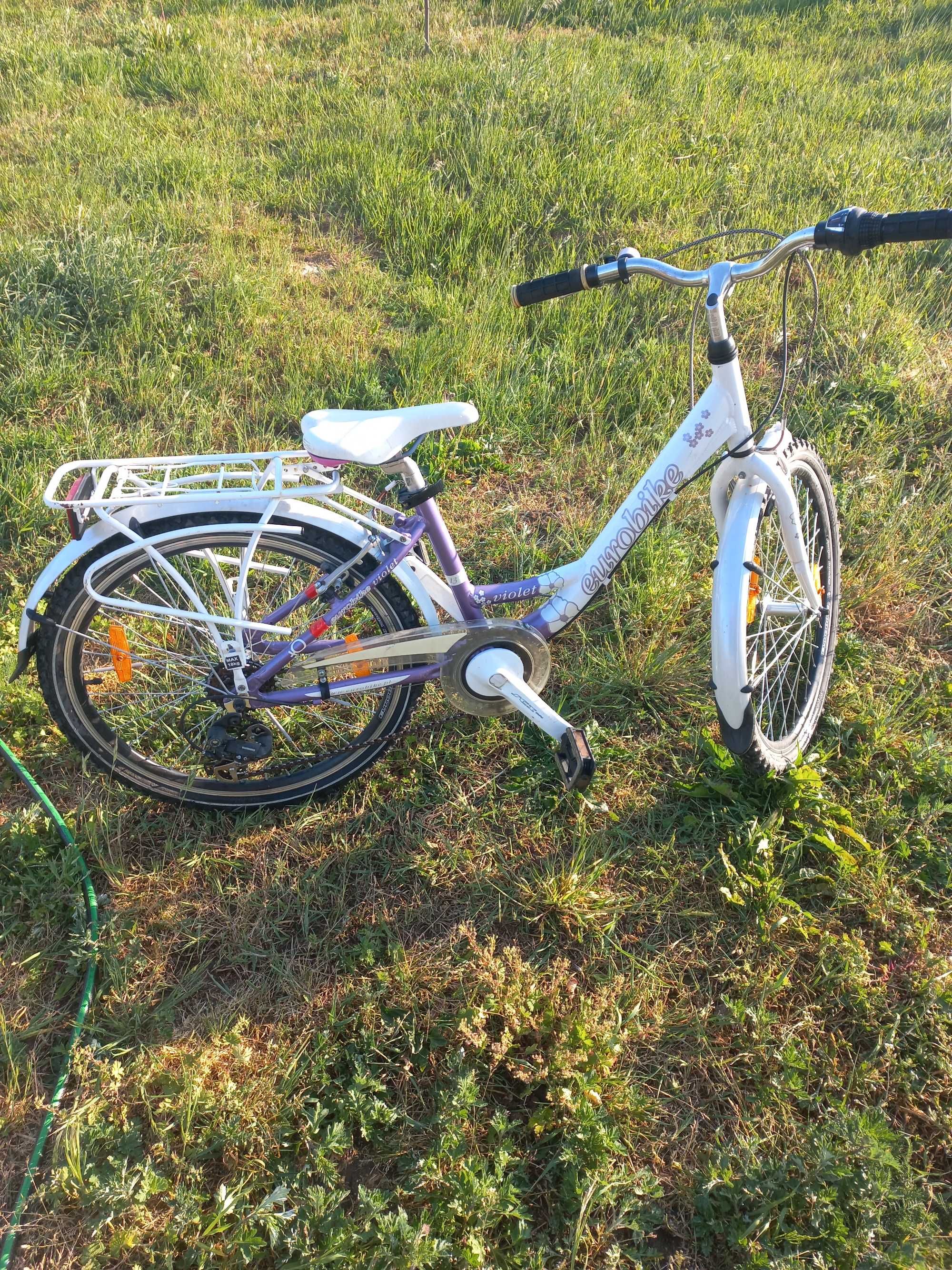 Rower dzieciecy eurobike violet