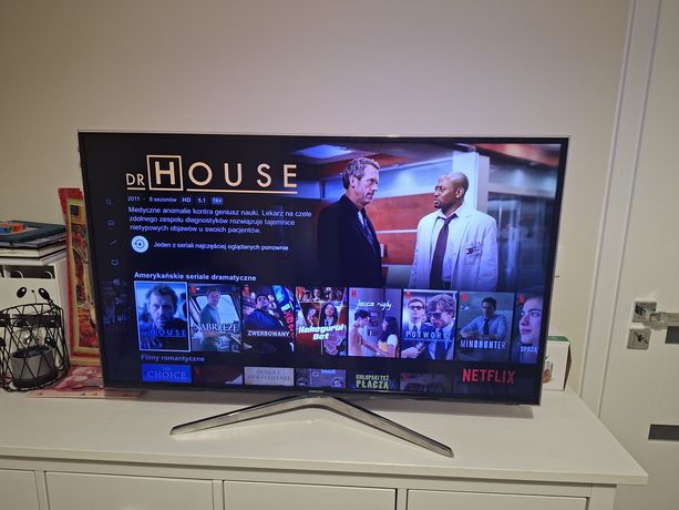 Telewizor Samsung SmartTV Youtube Netflix poleceniaglosowe pilot magic