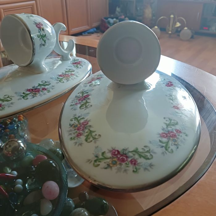 Porcelana świeczniki