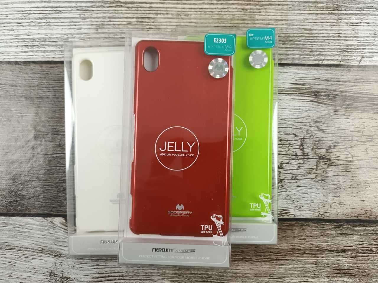 8x Etui Case Jelly Mercury Goospery do Sony Xperia M4 Aqua