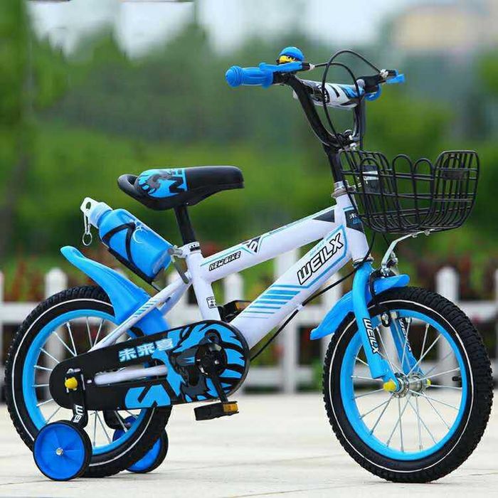 Rowerek dziecięcy 12 cali NOWY + bidon + kask + prowadnik