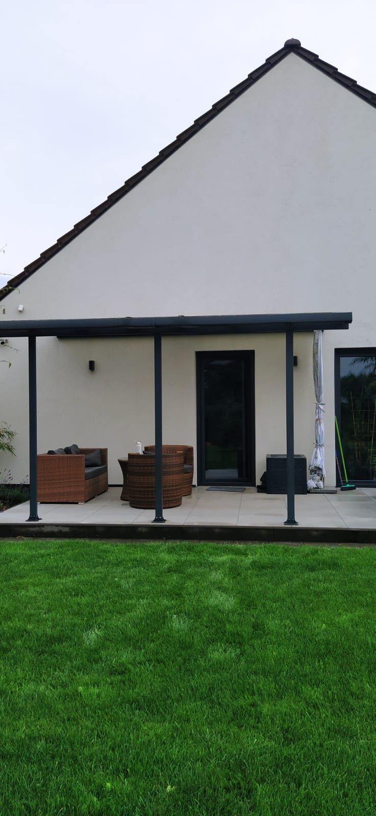 Pergola aluminiowa Verve 3 x 4,2 m szara