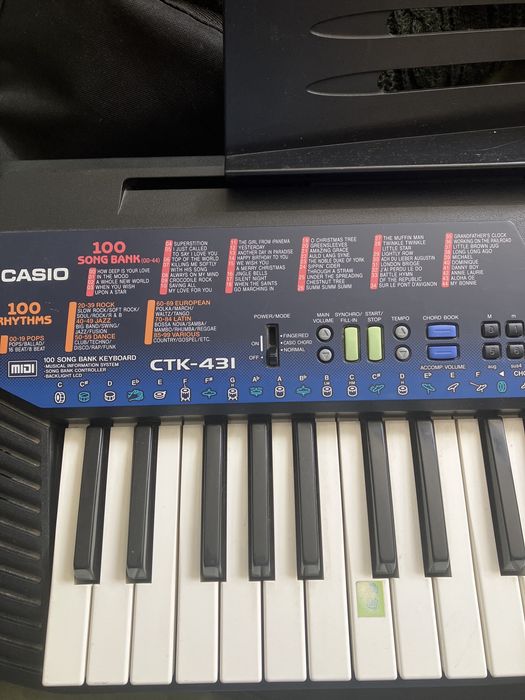 Keyboard Casio CTK-431 + futerał