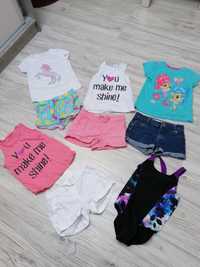 Letnie ubrania dla dziewczynki 128
