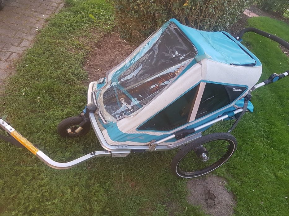 Przyczepka rowerowa Qeridoo 40kg  riksza do roweru wózek