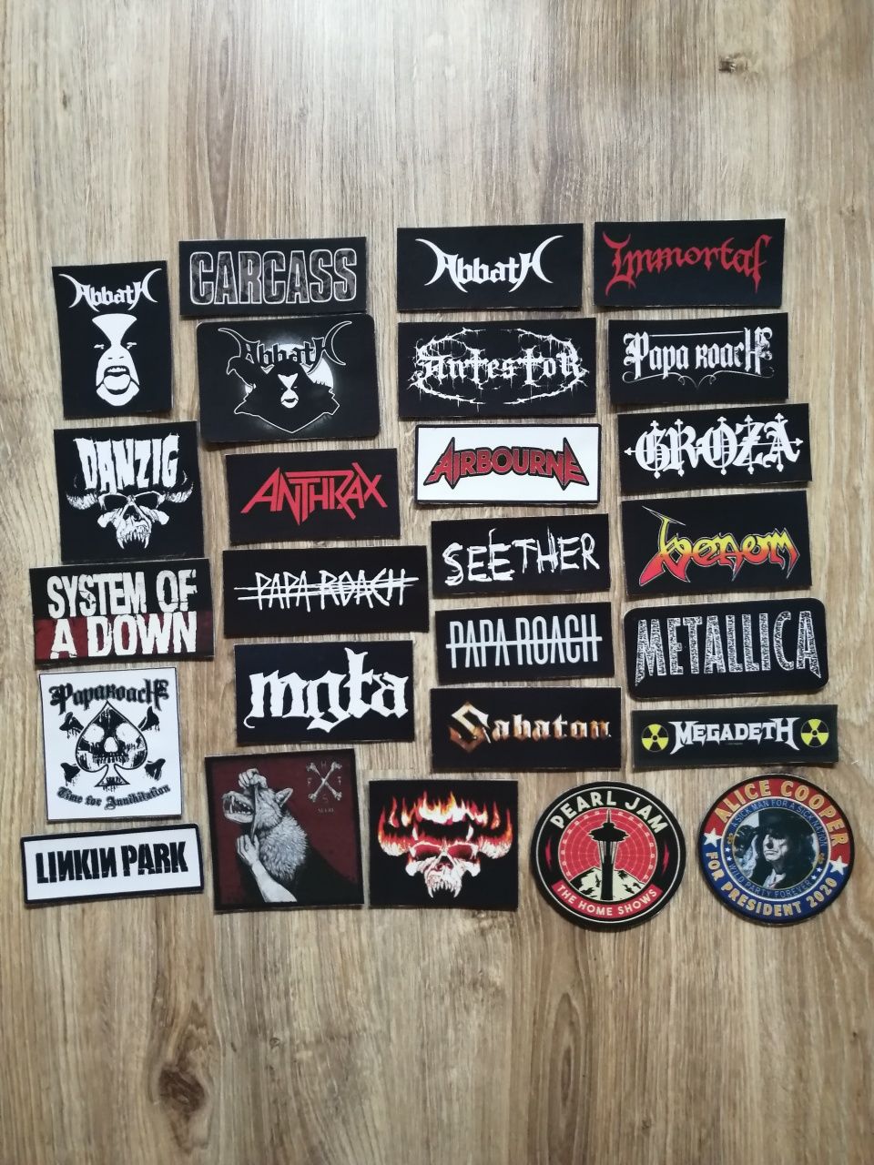 Naszywka Patch Megadeath cannibal Corpse Dropick sabaton nirvana