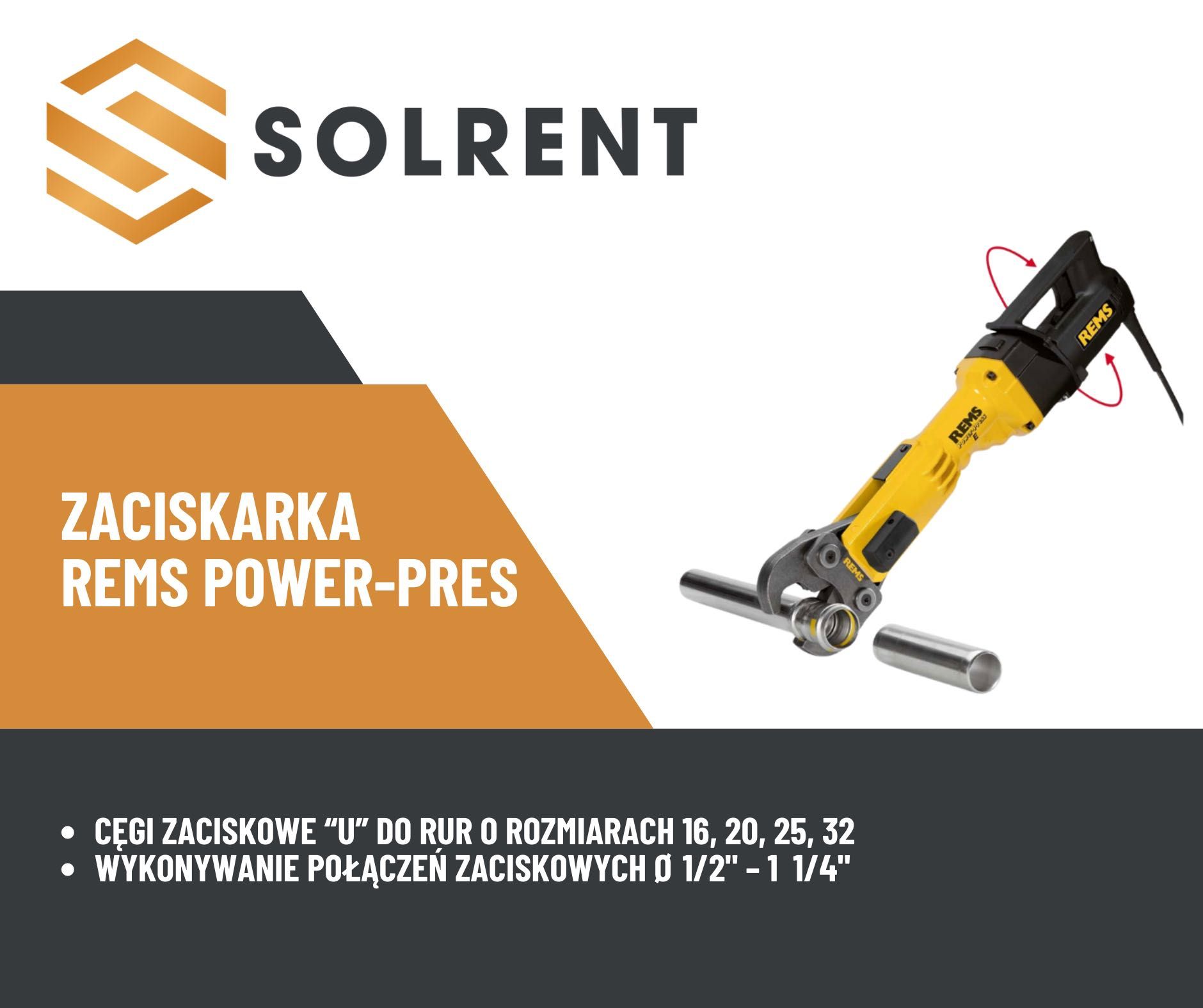 Wynajem ZACISKARKA REMS Power-Press SE