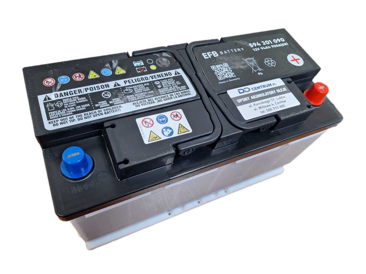 NOWY! Akumulator Rozruchowy MOLL EFB OE Start Stop 94Ah 900A P+