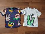 Koszulki t-shirty Reserved H&M 110/116 cekiny