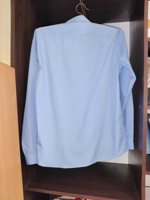 Рубашка сорочка блакитна чоловіча