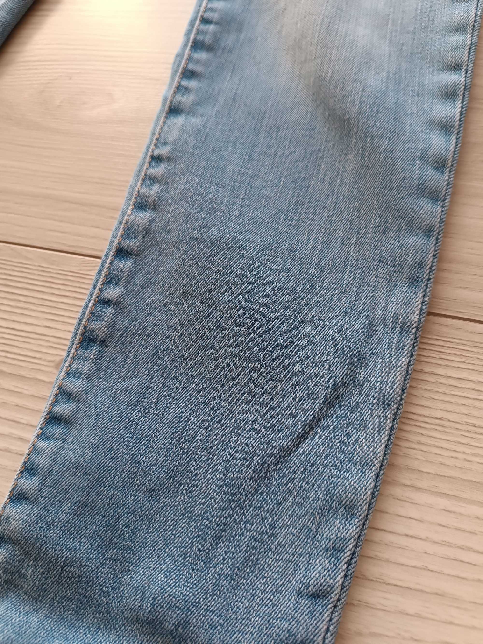 Spodnie dziewczęce jeansowe Skinny używane, rozmiar 152 cm