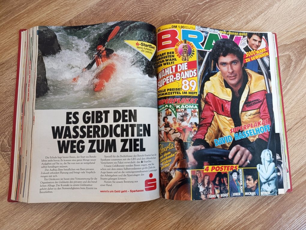 Bravo (1989 r.) - niemiecki magazyn w oprawie introligatorskiej