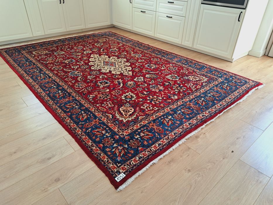 Cudny Irański Kashan ręcznie tkany wełniany dywan 301x201cm nr 1531