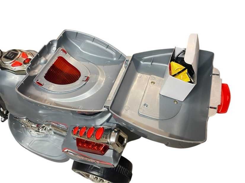 Motocykl-motor dla dzieci elektryczny JEŹDZIK TRÓJKOŁOWY ZE ŚWIATŁAMI