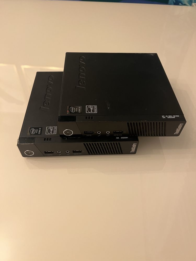 2xLenovo thinkcentre M83