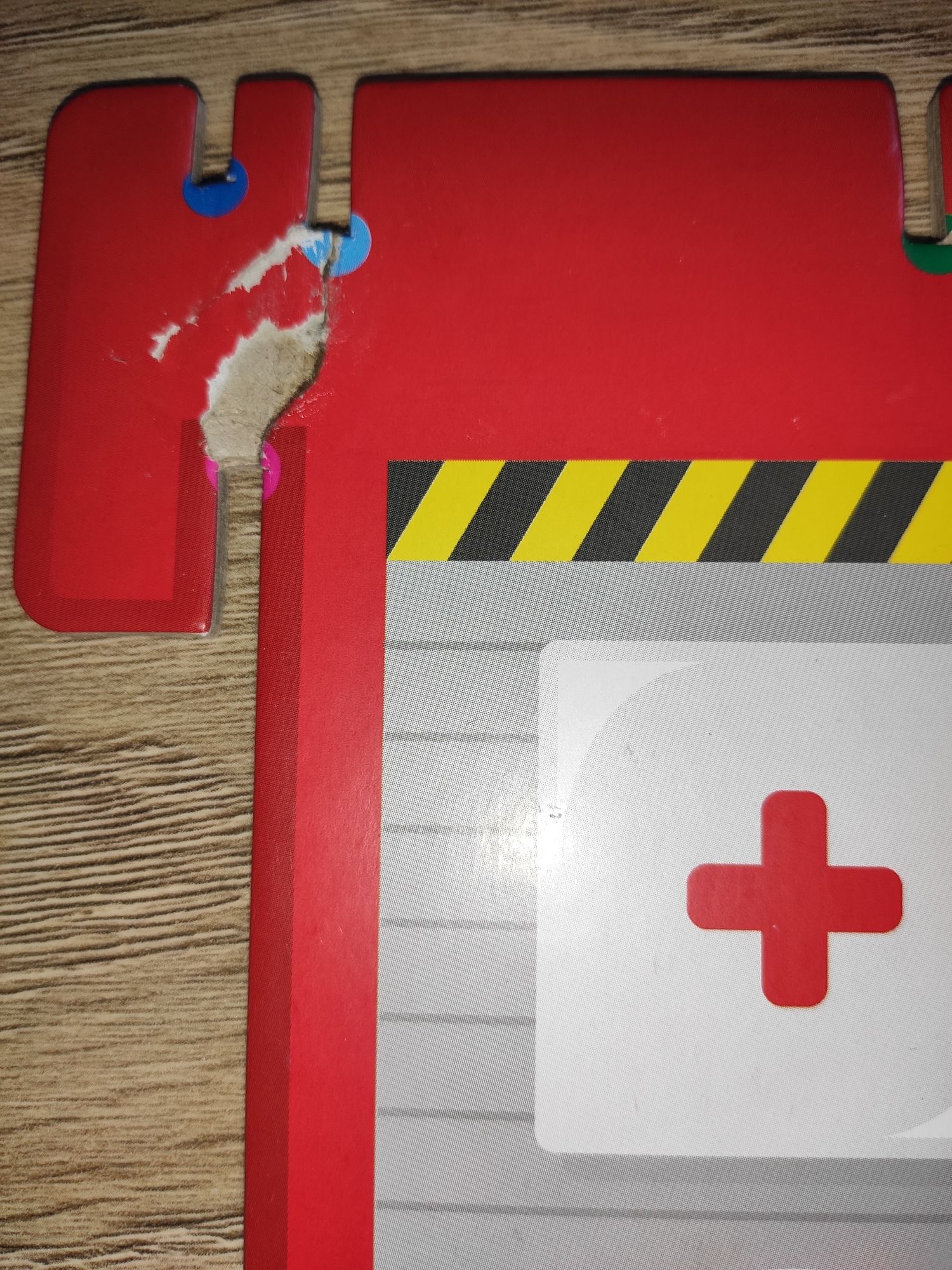 Puzzle 3D wóz strażacki dla 3-4 latka